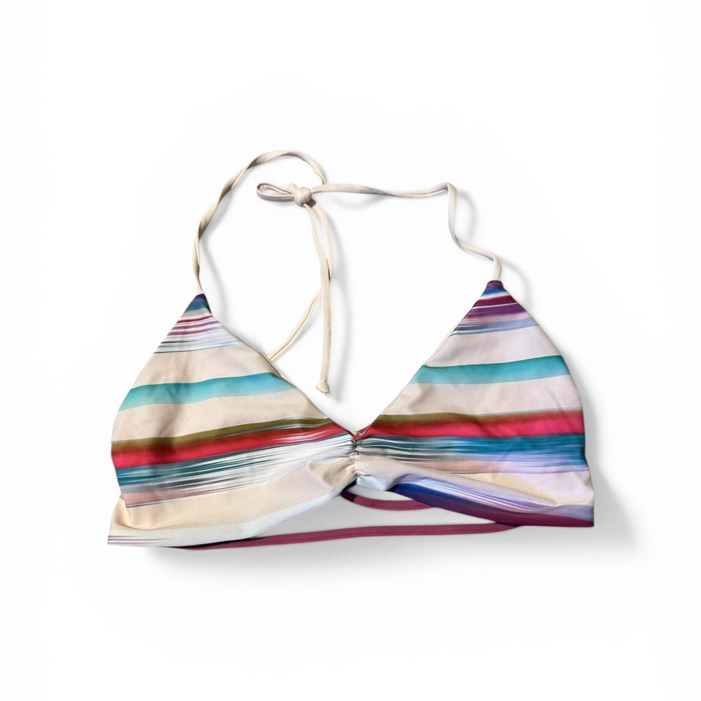 NWOT L*Space striped bikini top